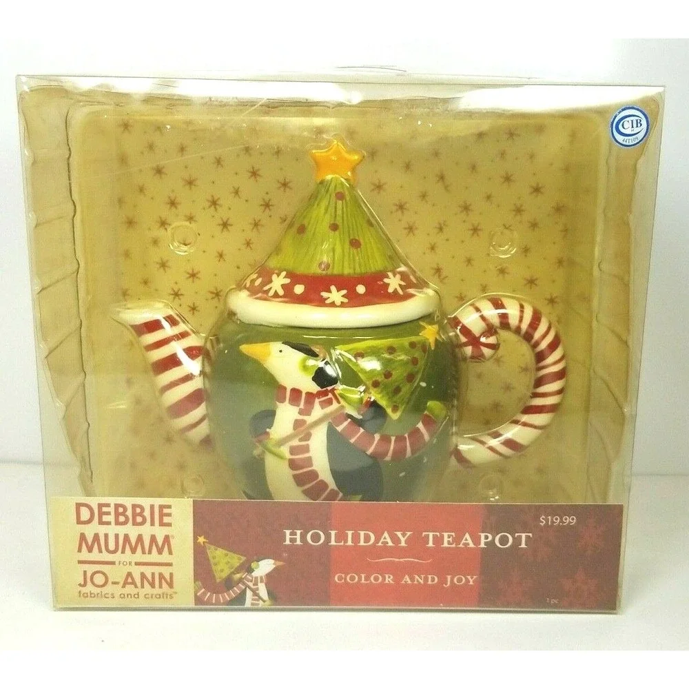 Debbie Mumm Holiday Teapot